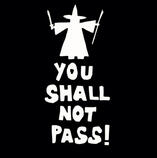 YOU SHALL NOT PASS!